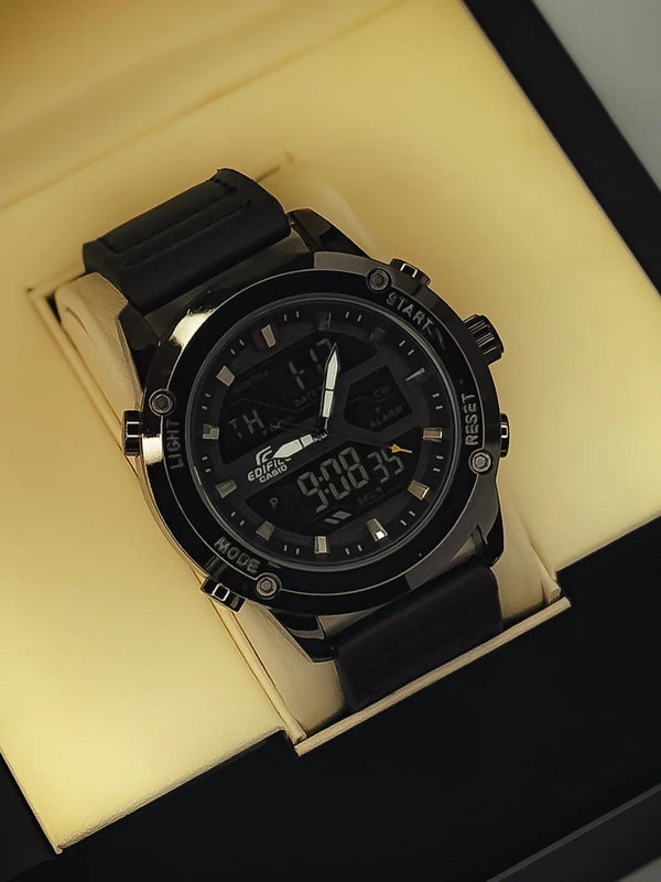 EDIFICE DUAL-TIME WATCH